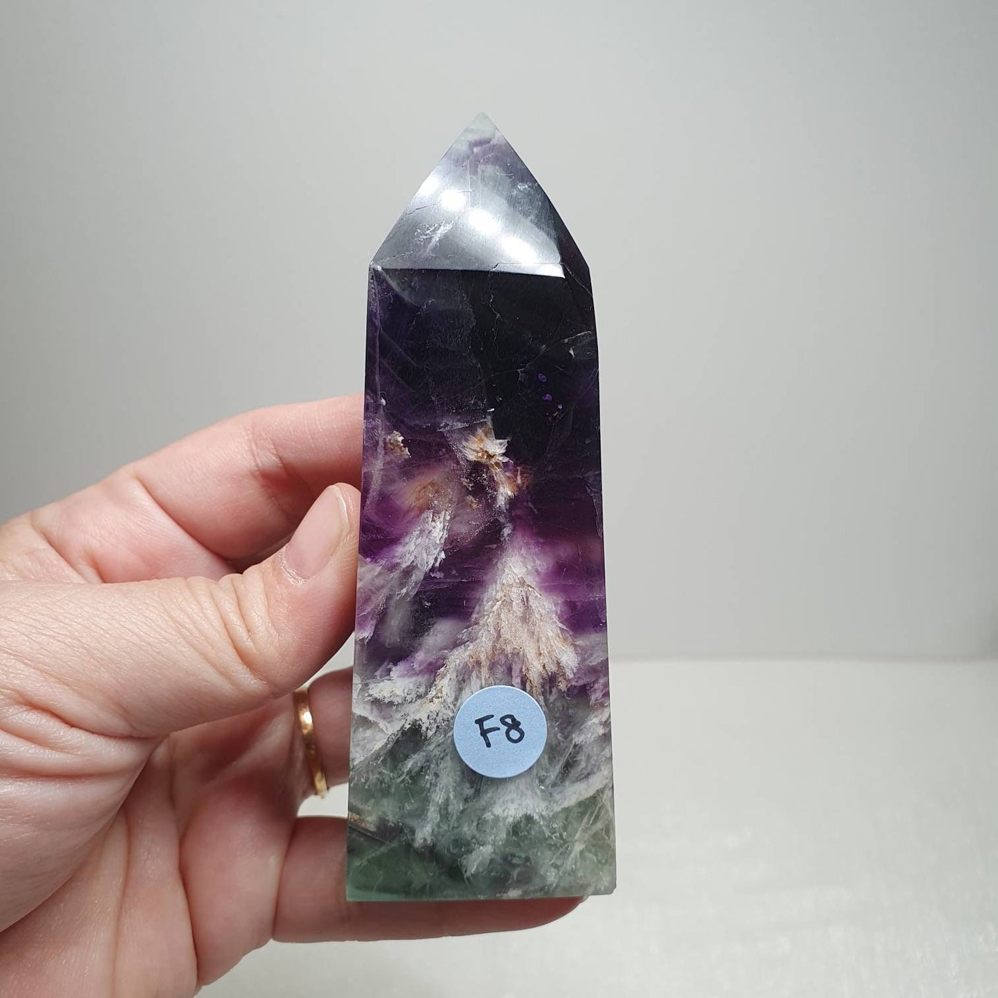 Beautiful Fluorite Crystal Tower (F8)