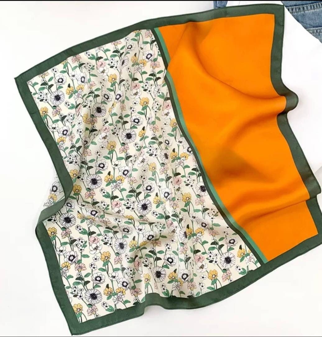 100% Mulberry Silk Square Scarves (53*53cm) ā¼ (B)