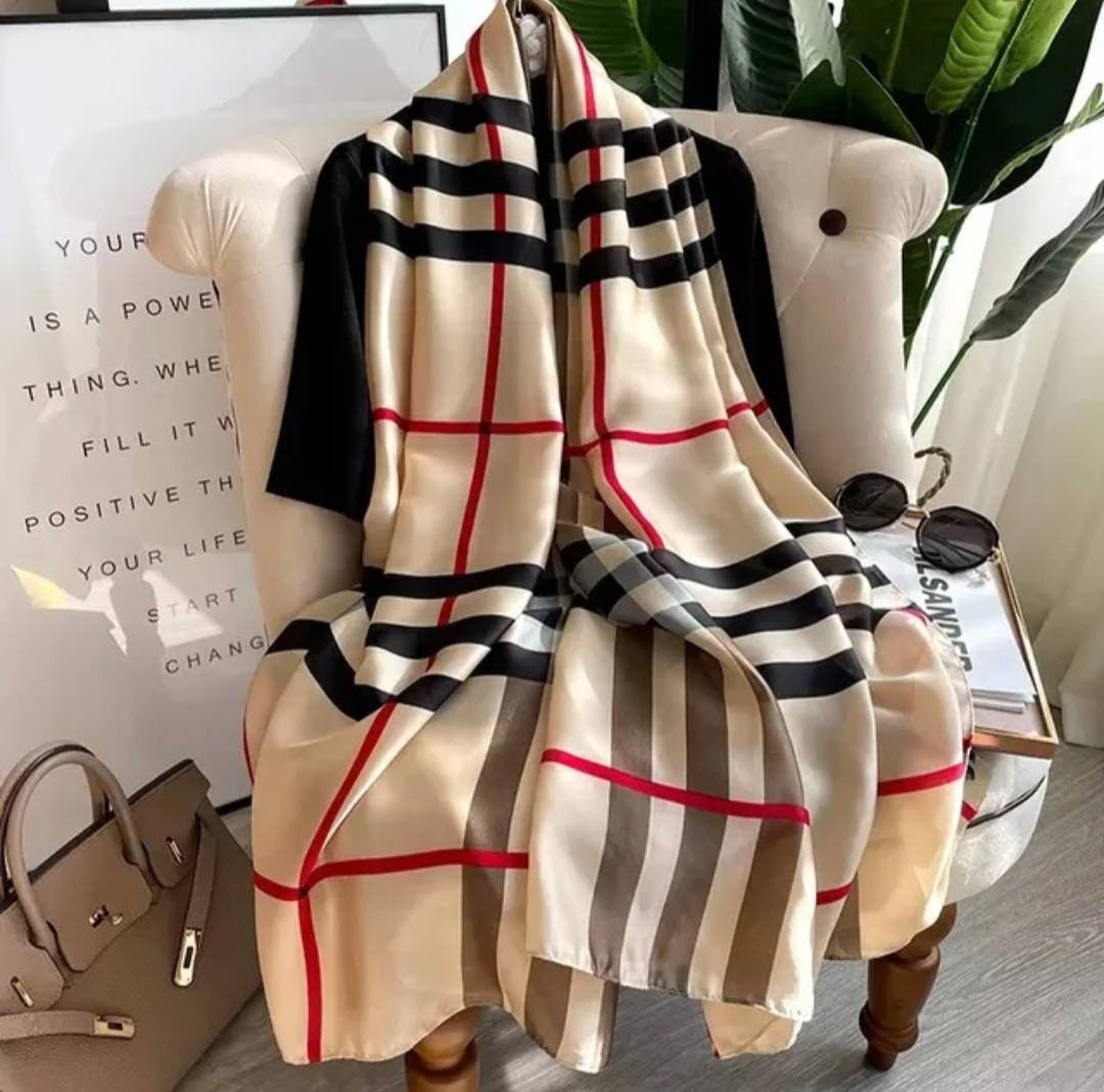 Luxury Silk Feeling Scarves (180*90cm)