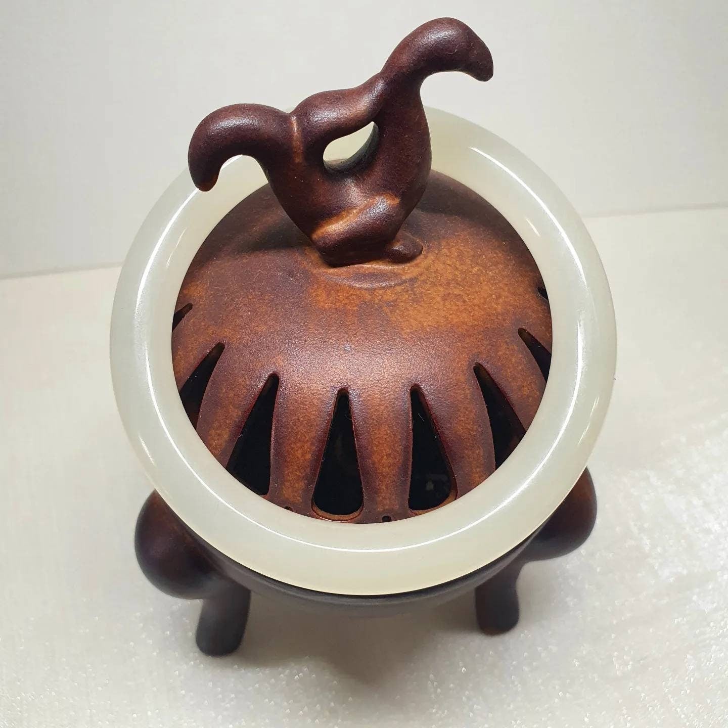 AAA Quality Natural Light Green Jade Afghan Bangle (61mm)