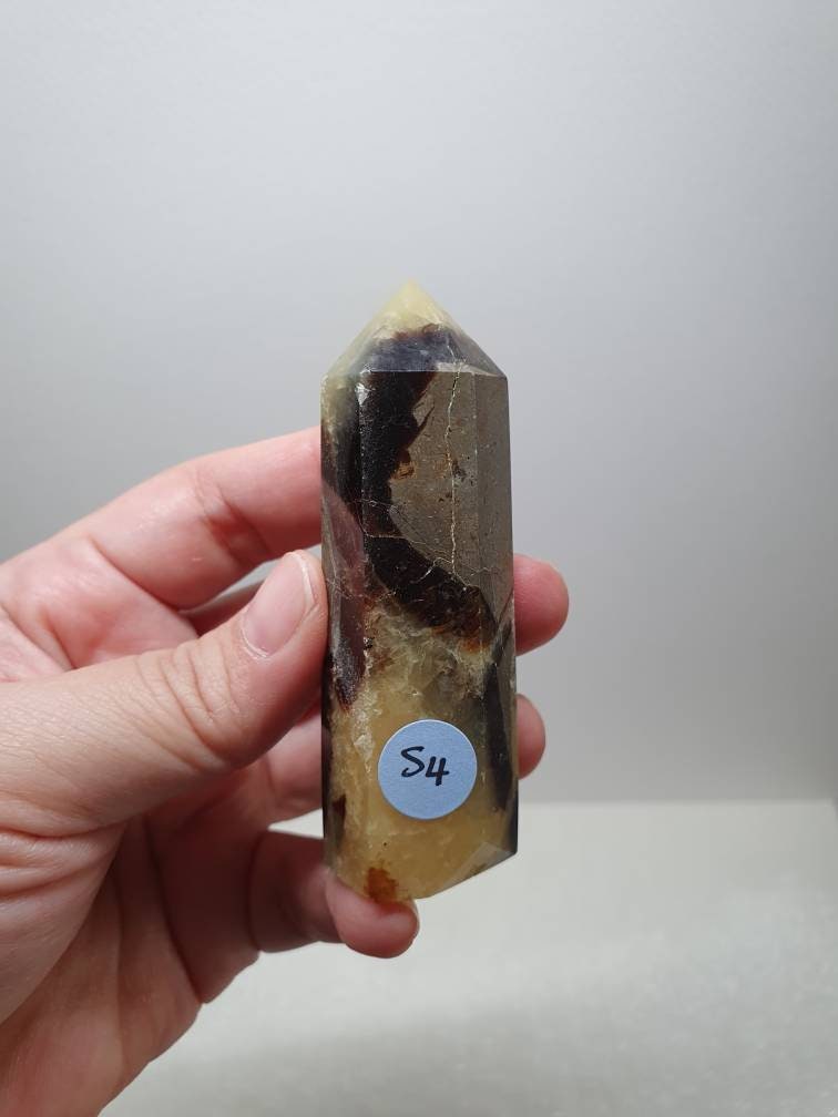 Natural Septarian Crystal Tower