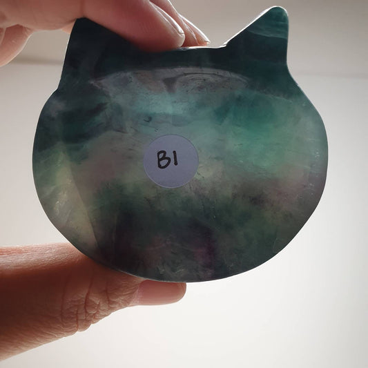 Cute Fluorite Crystal Bowls for decoration (B1)
