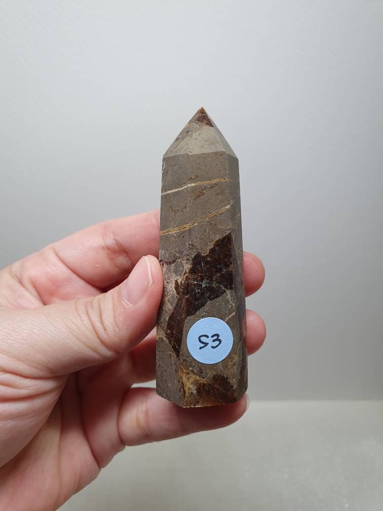 Natural Septarian Crystal Tower