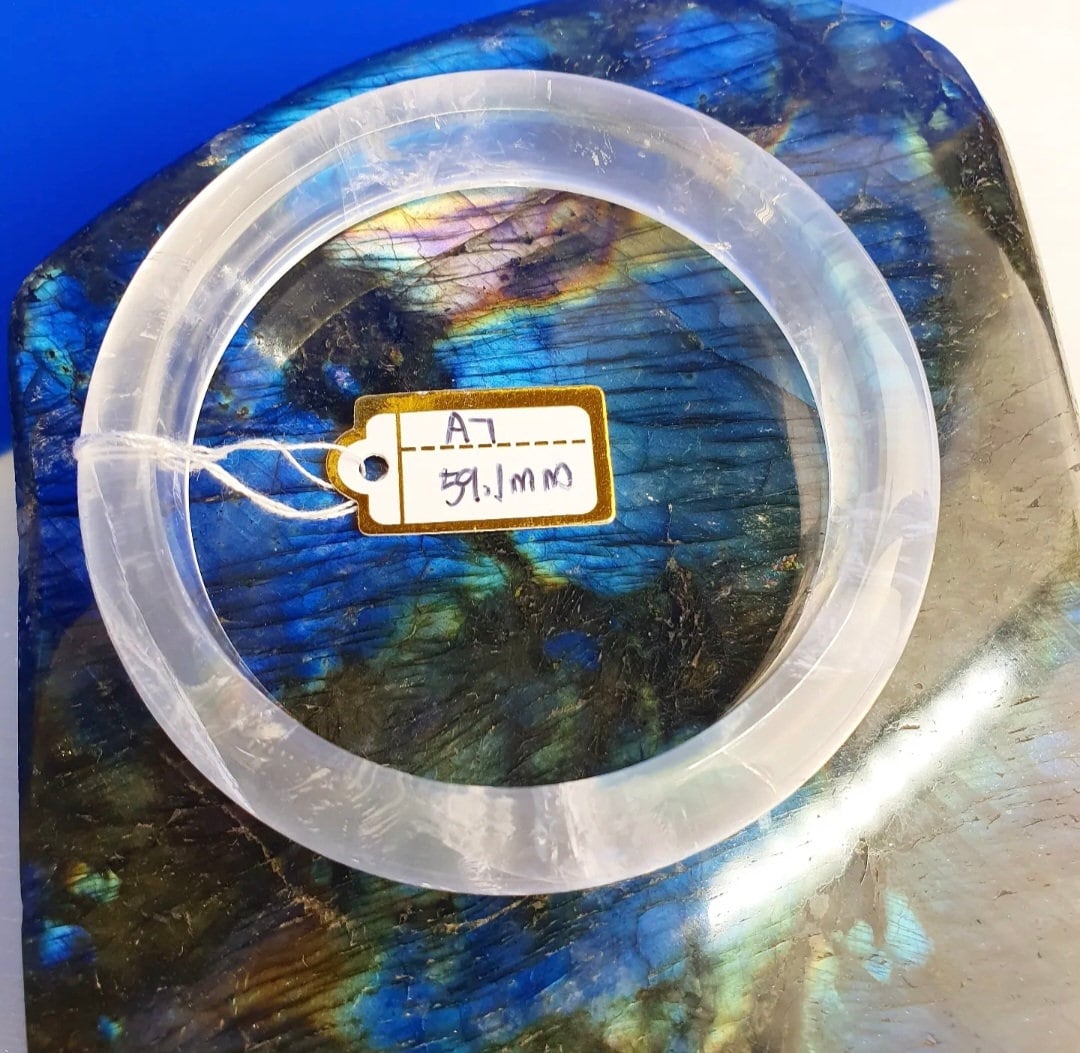 Clear Quartz Bangle A7 59.1mm